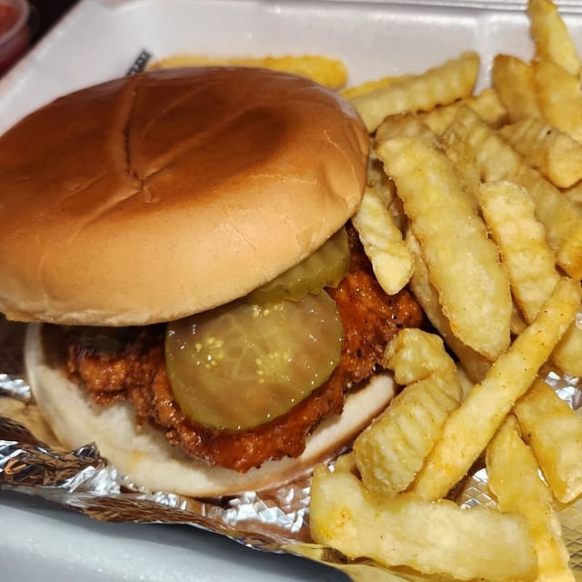 Buffalo chicken sandwich.